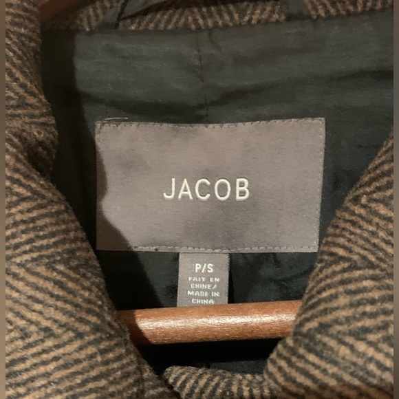 Jacob Brown Pea Coat size S - Picture 4 of 4